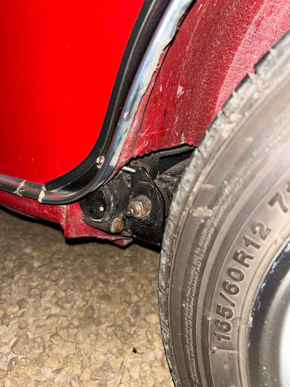 Classic Mini Rear Subframe Bolt Covers – Clean Finish (Pair)