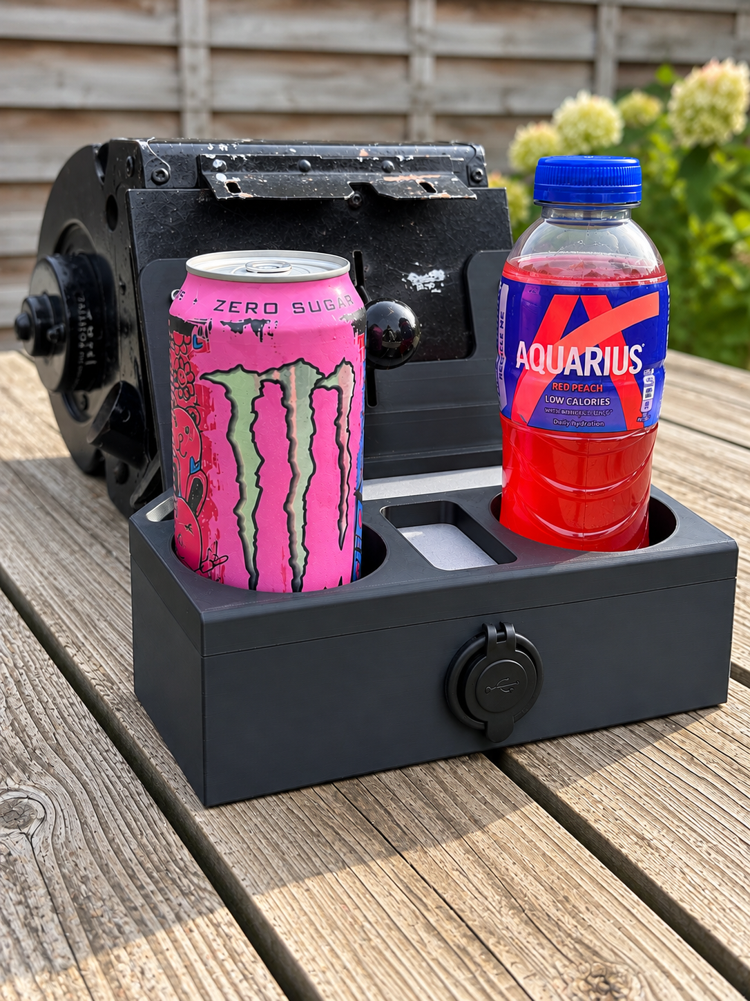 Classic Mini Centre Console – Dual Cup Holder & Storage