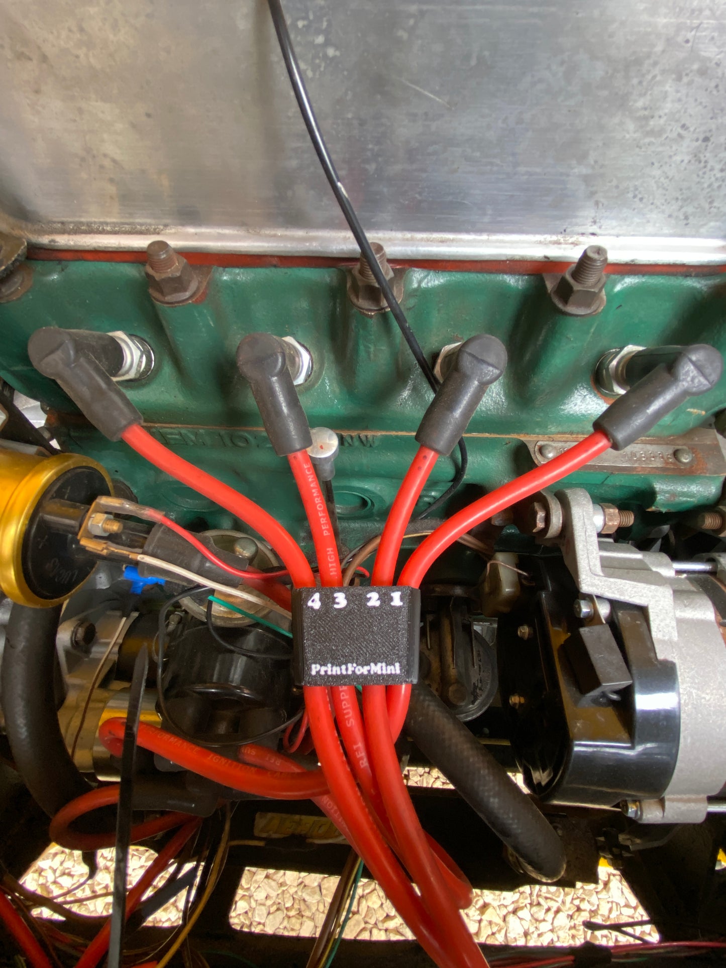 Spark Plug Wire Holder for Mini Classic