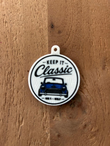 Keychain Keep it classic / Sleutelhanger Keep it classic / Mini classic