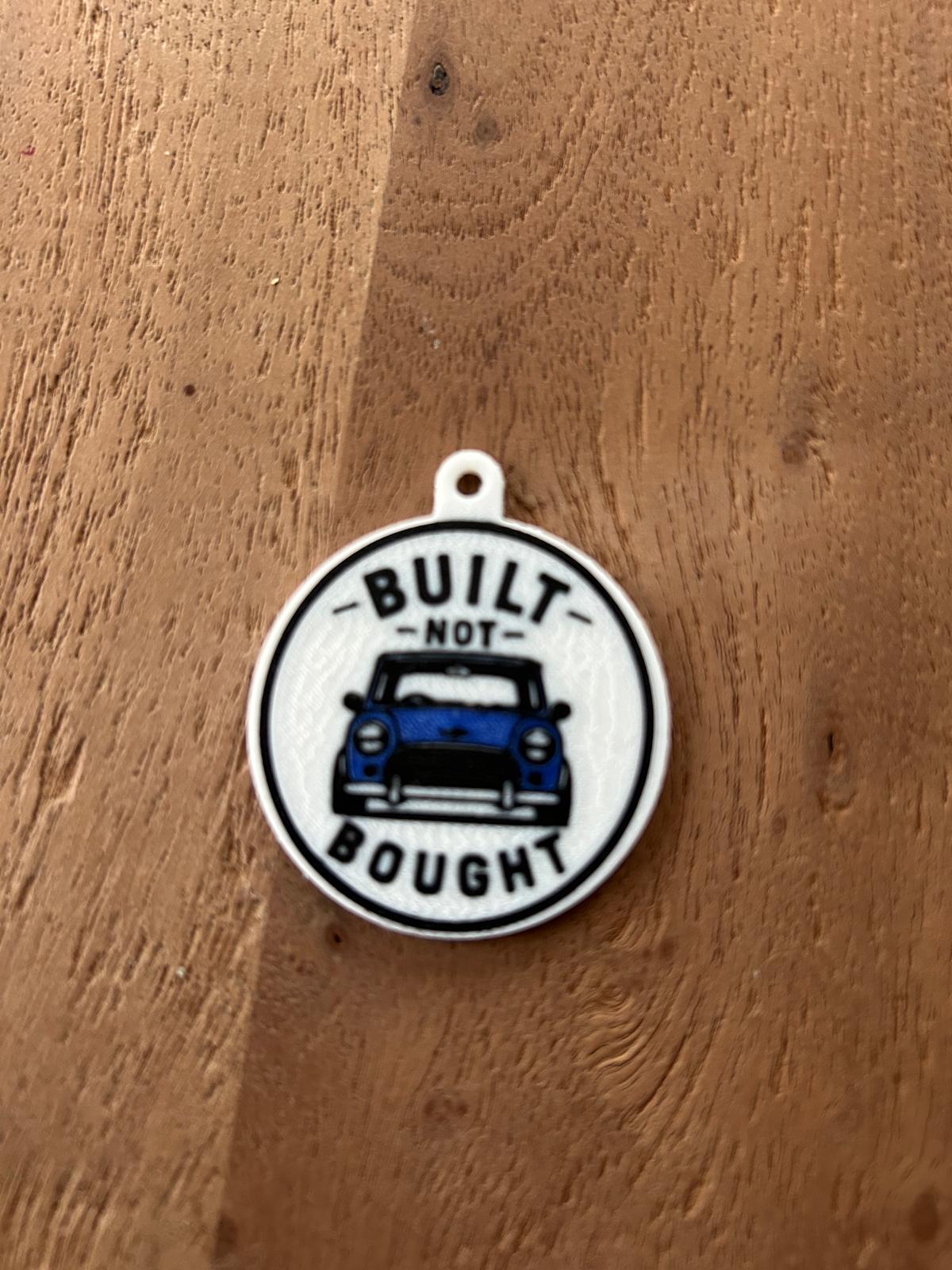 Keychain Built not bought / Sleutelhanger Zelf gemaakt niet gekocht! / Mini classic