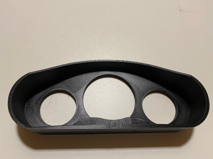 3D-Printed Dashboard Pod for Classic Mini – 100mm Tachometer + 2x 53mm Gauges (Driver-Focused Design)